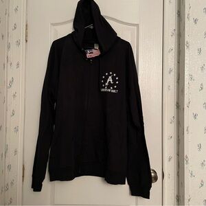 American Built Black Hoodie